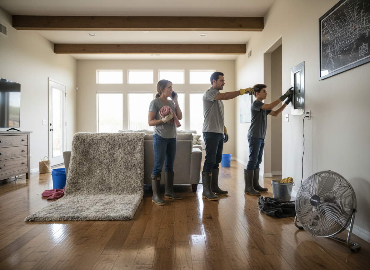 Water Damage Restoration in Vanderbilt Farms
