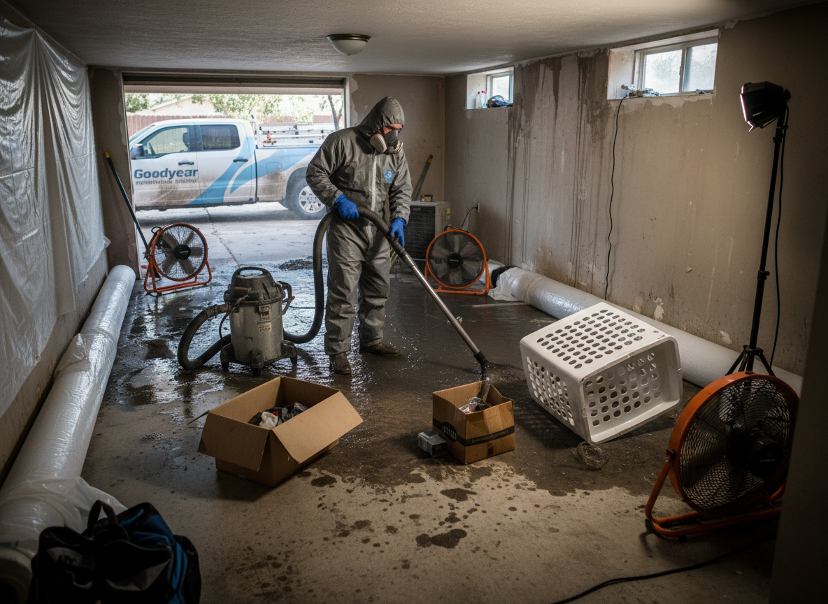 Sewage Backup Cleanup in Goodyear, AZ
